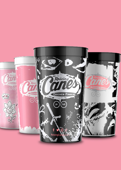 Raising Canes X Post Malone Collectors online Cup Set